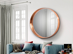 Mia Декоративное зеркало розовое золото