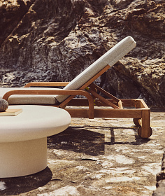 Шезлонг Sonsaura из массива эвкалипта