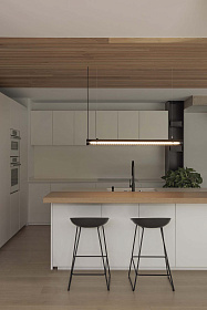 SCUBA LOUVER 1200 Подвесной светильник черный 36Вт