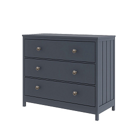 Комод Lillaland Anna 3 ящика темно-серый