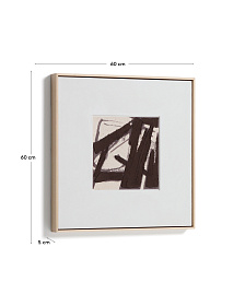 Arilan Абстрактная картина ручной работы 60 x 60 см