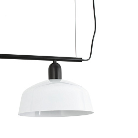 Подвесной светильник TATAWIN M с абажуром белый металл 3xE27