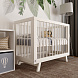 Кроватка для новорожденного Lillaland - модель Lilla Aria (НИК23)белая