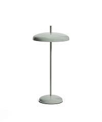 Переносная настольная лампа Porte из светло-зеленого алюминия