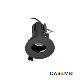 Встраиваемый светильник KIRA PINHOLE ORI IP20 6W черный 36є 4000K CASAMBI