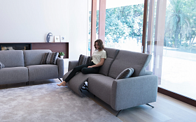 Диван с реклайнером Baltia 3-х местный DD+N+NR