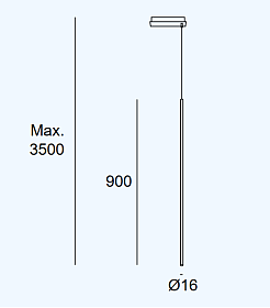 Подвес Tubs Modular Single 900mm 00-A180-05-M1