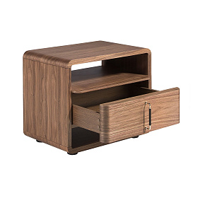 Прикроватная тумбочка 7225 из орехового дерева