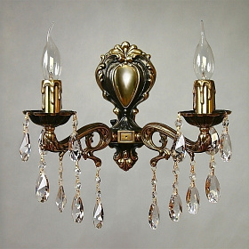 Бра MANTRA Leon Ambiente 2L 2128/2 PB Tear Drop