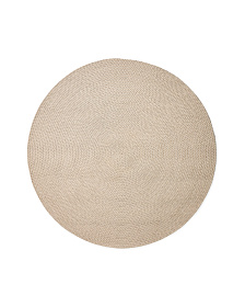 Ковер Despas из синтетического волокна цвета экрю Ø150см