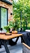 Стол обеденный Alaska TEAK NATURAL-CARBON MATTE 300х100