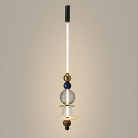 Вертикальный подвесной светильник YMA с аксессуарами