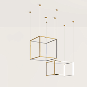 Подвес Cube-X 65 x 65 cm золотой