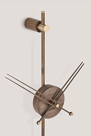 Часы настенные Punto y Coma Premium Walnut