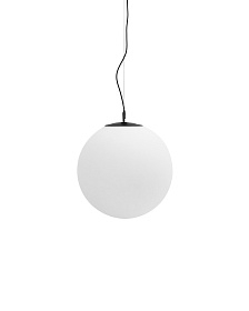 Подвесной светильник Brisia из черного металла с матовым стеклянным шаром Ø50