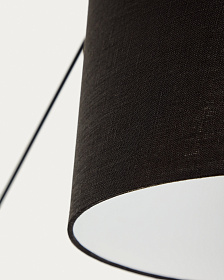 Настенный светильник Jex из черного металла