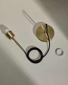 Крепление для металлического потолочного светильника Fulvia с золотой отделкой