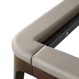 Кровать с решеткой RONDA темный орех V36W1, 176PU