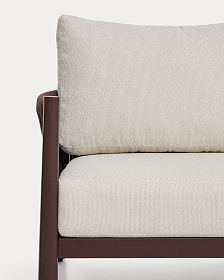 Комплект садовой мебели Aleria из коричневого алюминия и веревки