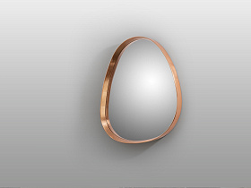 Julie Маленькое зеркало розовое золото