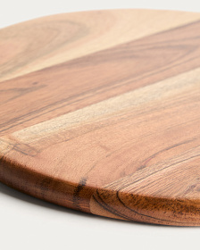 Сервировочная доска Dalme из акации, диаметр 26,5 см