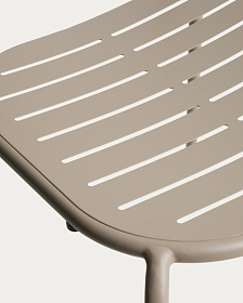 Уличный стул Brai из оцинкованной стали бежевого цвета
