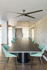 Потолочный вентилятор Attos LED коричневый