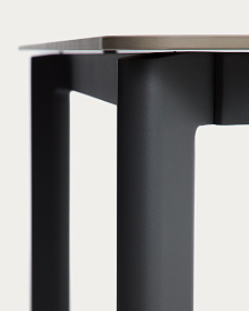 Уличный стол Anafi с графитовой столешницей из спеченного камня, 220 x 100 см