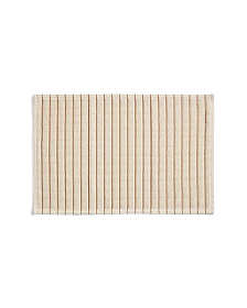 Хлопковый коврик для ванной Merade с оранжевыми полосками, 50 x 80 см