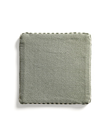 Подушка для стула Dirome в зеленую полоску, 100% ПЭТ, 40 x 40 см