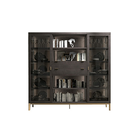 Шкаф книжный City CTMD33-1 с подстветкой