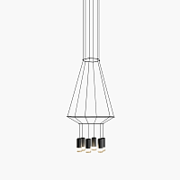 Подвесной светильник Wireflow треугольный 0406