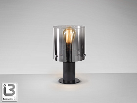 Настольная лампа Venize 1L черный/дымчатый