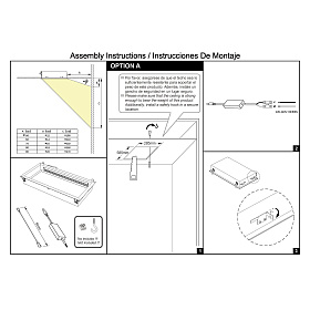 9094 Встраивамое светодиодное окно BLUE SKY