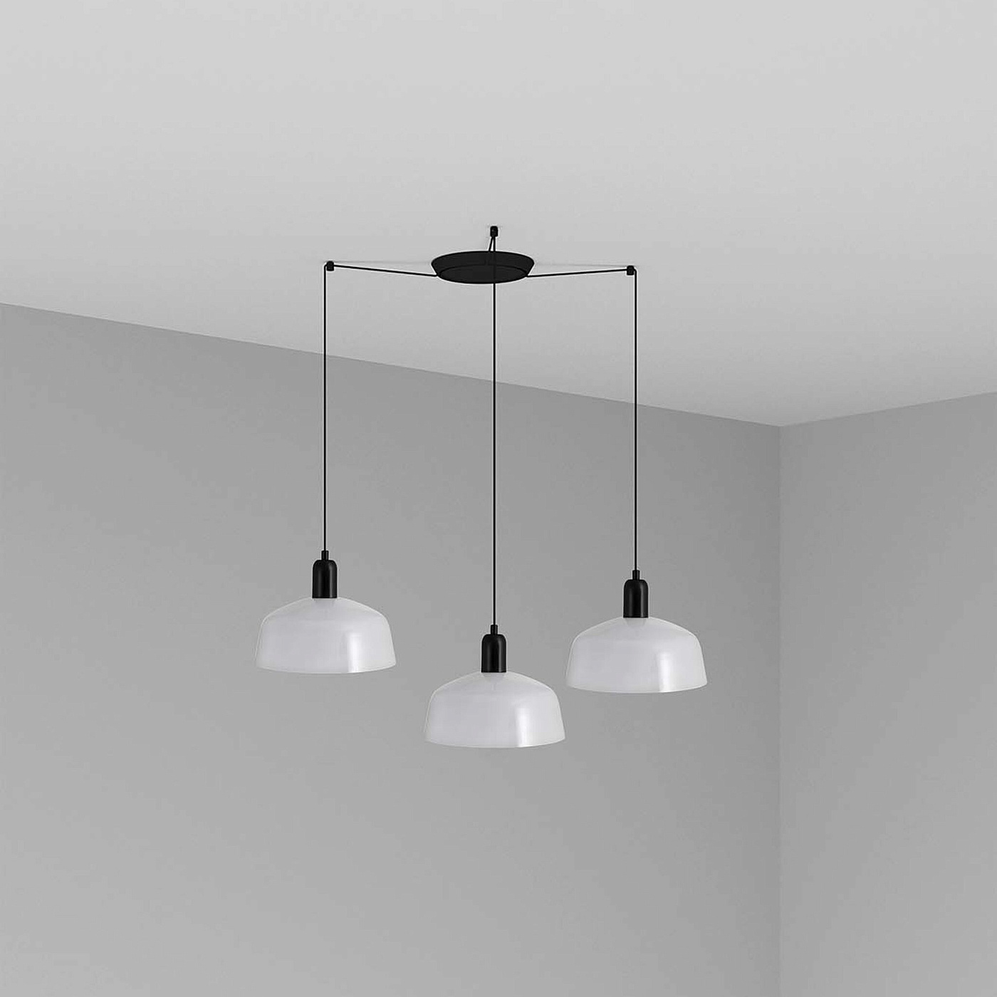 Подвесной светильник TATAWIN белый 3xE27