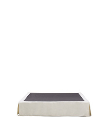 Основание кровати Jaira со съемным чехлом из белого шенилла для матраса 150 х 190 см