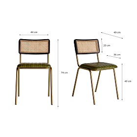 Стул Almstock зеленый