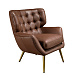Кресло Chester 5165 из темно-коричневой кожи
