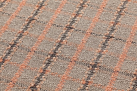 Подушка-ролл GL Tartan терракотовая большая