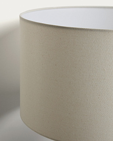 Торшер Niani из каучукового дерева с темной отделкой