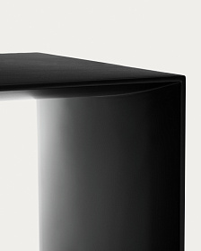 Приставной столик Litto из черного лакированного МДФ, 55 x 40 см