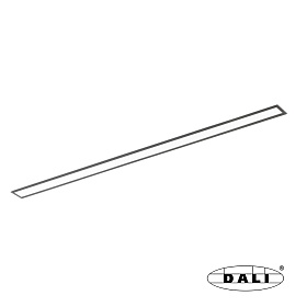 Встраиваемый светильник Via EVO 860 20W 3000K черный PRISM. DALI