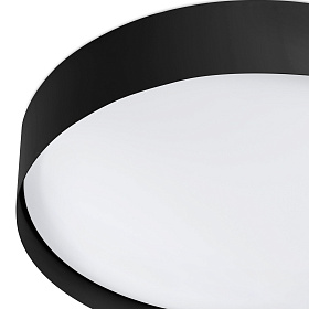 Потолочный светильник Vuk черный LED 40W 2700K