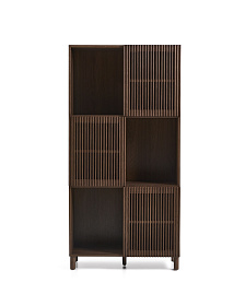 Стеллаж Beyla из ясеня с отделкой под орех