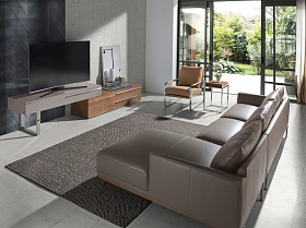 Кресло SF399/5046 из экокожи цвета норки