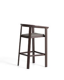 Уличный барный стул Erice из алюминия и веревки коричневого цвета, 75 см