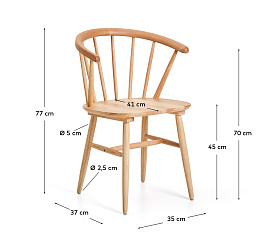 Стул Krise деревянный