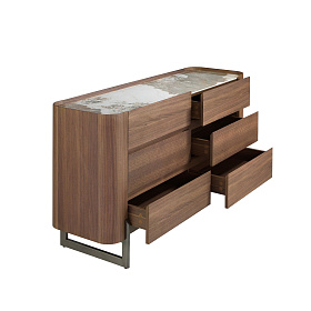 Комод 7151/437-C из ореха и керамики