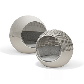 Кровать Ulm Noom c плетеным навесом