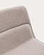 Zahara Стул со стальными ножками полиэстер бежевый